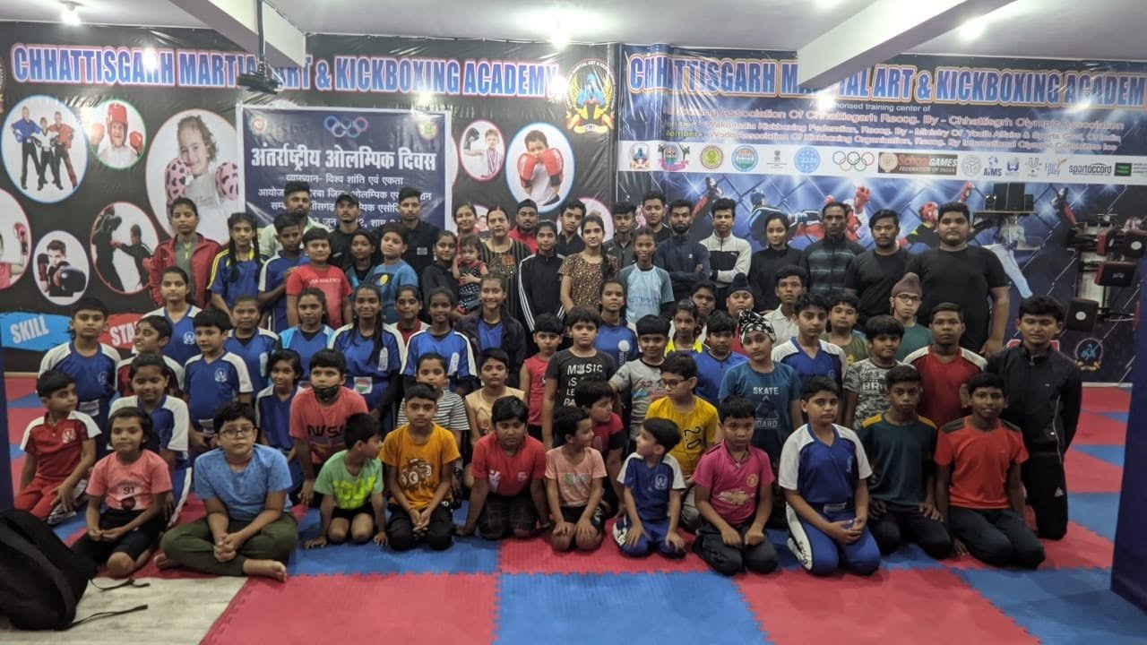 CMA students and coaches on International Olympic Day