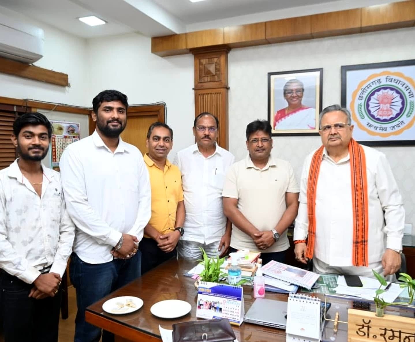 Team CMA at the Chhattisgarh Vidhan Sabha